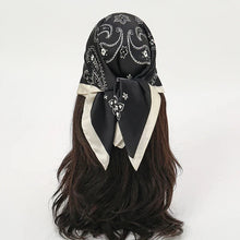 Load image into Gallery viewer, Luxury Satin Silk Square Scarf – Shawl, Hijab &amp; Fashion Wrap 2023
