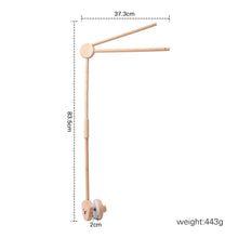 Load image into Gallery viewer, Baby Wooden Bed Bell Bracket Mobile Holder
