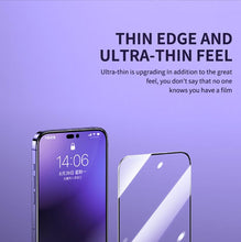 Load image into Gallery viewer, 40D High Quality Full Cover Screen Protector For iPhone 14 13 12 11 PRO MAX Tempered Glass For Iphone XS XR X14 13 12 Mini Plus  Tempered Glass Screen Protector Compatible For iPhone
