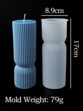 Load image into Gallery viewer, Nordic Style Cylindrical Candle Silicone Mold Aromath Candles Soap Making DIY Plaster Resin Craft Casting Molds Home Table Decor
