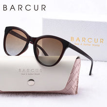 Load image into Gallery viewer, BARCUR Women’s Transparent Fashionable Cat Eye Sunglasses – Polarized UV400 Gradient Lenses for Summer Travel Party &amp; Vacation – Comfortable Durable Best Gift Idea
