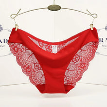 Load image into Gallery viewer, S-2XL! Seamless Low-Rise Women's Sexy Lace Lady Panties Seamless Cotton Breathable Panty Hollow Splicing Briefs Girls' Underwear
