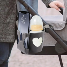 将图片加载到图库查看器，Stroller Cup &amp; Phone Holder 2-in-1 Pram Pushchair Bottle Accessory
