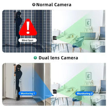 Load image into Gallery viewer, 10X Zoom 4K WiFi IP Camera Dual Lens Smart Home Auto Tracking CCTV Camera Wireless Surveillance Camera Security Baby Monitor Cam
