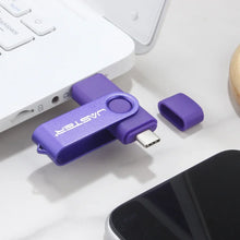 Load image into Gallery viewer, TYPE-C USB Flash Drive 128GB Real Capacity Pen Drive 64GB Free Key Chain Memory Stick Creative Business Gift Red U Disk Blue 32G
