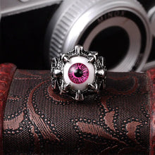 将图片加载到图库查看器，Unisex Women's Men's Punk Eyes Claw Biker Gothic Fashion Ring Size 8 9 10 11  J026
