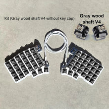 Load image into Gallery viewer, Split Keyboard Wired Ergonomics Keyboard Hot Swap Split-layout Keyboard Support QMK/VIAL Customized PC Gamer Accessories
