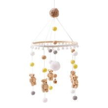 Load image into Gallery viewer, Baby Wooden Bed Bell Bracket Mobile Holder
