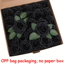Load image into Gallery viewer, 25pcs Artificial Flowers, Fake Flowers Roses W/stem For DIY Wedding Bouquets Centerpieces Arrangements Party Home Decorations
