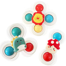 Load image into Gallery viewer, Suction Cup Spinning Cartoon Animal Spinner Toys Set
