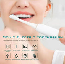 Load image into Gallery viewer, Sonic Electric Toothbrush – USB Rechargeable IPX7 Waterproof for Adults
