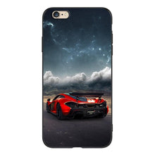 Load image into Gallery viewer, Cute Cover Soft Silicone Print Cars Print Phone Case For Iphone 5s 5 S Se 2016 4.0" Case Phone Cover On  Iphone 6s 6 S Plus Funda Bumper Black Case Sport Race Car
