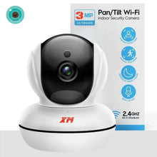 Load image into Gallery viewer, XM ICSee 3MP 2.4GHz WiFi Indoor Home Security IP Smart Baby Monitor Camera Automatic Tracking 24/7 Video Surveillance PTZ Camera
