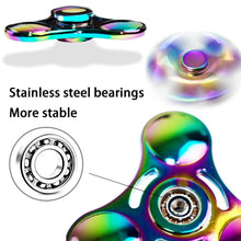 Load image into Gallery viewer, Stainless Steel Fidget Spinner – High-Speed Precision Metal Hand Spinner | 3+ Minute Spin Time for EDC, ADHD &amp; Anxiety Relief
