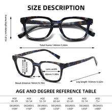 Load image into Gallery viewer, BARCUR Trendy Square Reading Glasses for Men and Women Blue Light Blocking Computer Glasses Clear Lens Presbyopic Readers Stylish Eyewear for Summer Indoor and Outdoor Use
