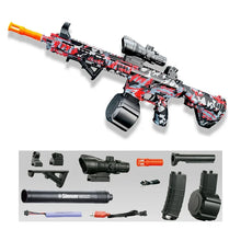 将图片加载到图库查看器，M416 Electric Gel Ball Blaster Toy Gun – Rechargeable Outdoor Shooting Toy for Kids &amp; Adults, Sound and Light Effects
