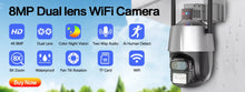 Load image into Gallery viewer, Tuya Smart Life Home Security Camera System Wireless 5MP Wifi CCTV PTZ IP Video Surveillance Camera 2 Way Audio Baby Monitor 2K
