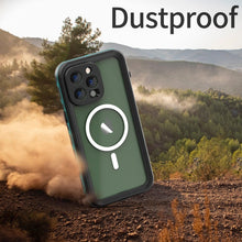 将图片加载到图库查看器，Waterproof Case For iPhone 14 Pro Max 14 Pro iPhone 13 Pro Max Protector Full Body Protective Dustproof Magnetic Phone Case Waterproof 360 Degree All-Round Protection with Built-in Screen Protector Outdoor Transparent  Shockproof Case

