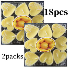 Load image into Gallery viewer, 9pcs Heart-shaped Scented Tea Candles Valentine's Day Romantic Love Candle Proposals Wedding Anniversary Decorative Candle
