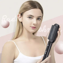 Load image into Gallery viewer, Hair Straightener Professional Quick Heated Electric Hot Comb Hair Straightener Personal Care Multifunctional Hairstyle Brush
