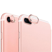 将图片加载到图库查看器，2 In 1 Metal Camera Lens Protector For Iphone 7 8 Plus X Lens Protective Circle Ring Cover With Tempered Glass For Iphone X Scratch Resistant Hd Tempered Glass Camera Screen Protector
