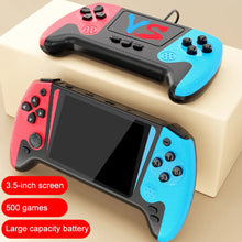 Load image into Gallery viewer, X10 Portable Video Game Console 4 inch IPS Screen Handheld Game Console Built-in 500 Game Retro TV Game Player 1200mAh AV Output
