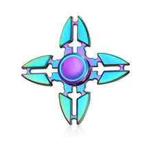 Load image into Gallery viewer, Metal Rainbow Fidget Spinner – Colorful EDC Hand Spinner Toy for Kids &amp; Adults | Anti-Anxiety Stress Relief Finger Spinner Gift
