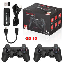 将图片加载到图库查看器，4K HD Wireless Controllers 40000+ Games 2.4G Arcade Console Support TF Card Expansion TV Mini Game Console Max 256GB for PS1
