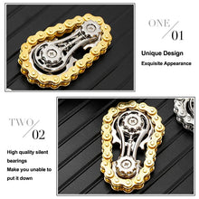 将图片加载到图库查看器，Sprockets Flywheel Fingertip Gyro Fidget Spinner Antistress Anxiety Metal Bike Chains EDC Spinner Fidget Toys For Adult Kids

