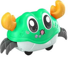 Load image into Gallery viewer, Interactive Crawling Crab Toy - Double Return Force &amp; Bubble Simulation | Fun Baby Sensory Toy for Toddlers
