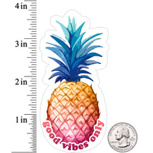 Load image into Gallery viewer, Body Candy Good Vibes Only Pineapple Sticker
