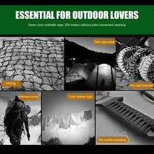 将图片加载到图库查看器，7-Core 550 Paracord Rope – 4mm Polyester Survival Cord for Camping, Hiking &amp; DIY Gear
