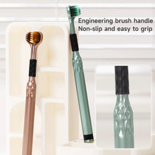 Load image into Gallery viewer, 3-Sided Toothbrush for Adults - Soft Bristles, Tongue Cleaner, 2-Pack
