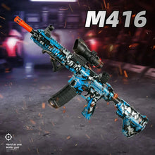 将图片加载到图库查看器，M416 Electric Gel Ball Blaster Toy Gun – Rechargeable Outdoor Shooting Toy for Kids &amp; Adults, Sound and Light Effects
