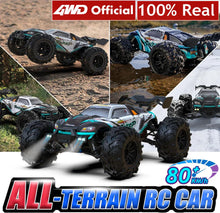 Load image into Gallery viewer, 4WD RC Off-Road Car - 1:16 High-Speed Brushless Truck, 50-80KM/H, 4x4 Drift Racing Toy for Kids &amp; Adults
