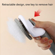 Load image into Gallery viewer, Pet Hair Remover Dog Brush Cat Comb Grooming Tools Dogs Accessories Cat Supplies Stainless Steel Beauty Massage Comb  Dog Cat Brush Pet Brush for Long and Short Hair with Self-Cleaning Brush
