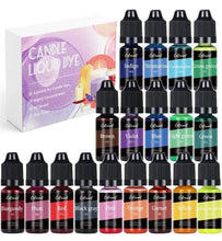 将图片加载到图库查看器，Candle Dyes Kit – Liquid Colorant Pigment Set for DIY Candle &amp; Soap Making | Vibrant Wax Dye for Soy, Beeswax &amp; Gel Candles
