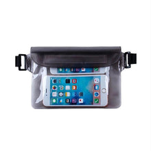 Load image into Gallery viewer, Waterproof Waist Bag Screen Touchable Phone Bag With Adjustable Belt 3 Layers High Waterproof Sealing Swimming Bag Large Size Transparent Underwater Protection Bag For iPhone Mobile Phone Pouch
