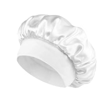 Load image into Gallery viewer, Women’s Satin Bonnet – Wide-Brim Night Sleeping &amp; Hair Care Cap
