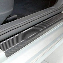 将图片加载到图库查看器，4PCS 60x6.8cm Car Door Sill Anti Kick Stickers Scuff Anti Scratch Carbon Fiber Auto Door Sticker Car Accessories Car Styling
