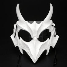 Load image into Gallery viewer, Halloween Half-Face Mask - Dragon, Tiger, Tengu, Wolf, and Skull Designs

