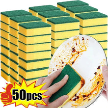 Load image into Gallery viewer, Double-Sided Magic Cleaning Sponge – Rust &amp; Stain Remover for Kitchen
