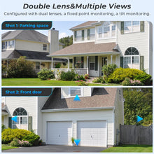 Load image into Gallery viewer, 8MP 4K Outdoor Wifi Security Camera Dual Lens Dual Screens Video Surveillance Camera Home Smart Human Detection ICSEE APP

