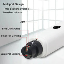 Load image into Gallery viewer, Electric Pet Nail Grinder – USB LED Dog &amp; Cat Clipper
