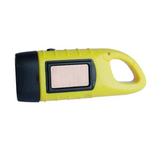 Load image into Gallery viewer, Portable LED Flashlight Tent Light Hand Crank Dynamo Solar Power Torch for Outdoor Camping Hiking Long-range Emergency Lantern
