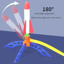 将图片加载到图库查看器，Kids Outdoor Rocket Launcher – Air-Powered Foot Pump Soaring Toy
