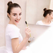 Load image into Gallery viewer, Eco-Friendly Bamboo Toothbrush - Soft Bristles, Vegan, Plastic-Free, 10-Pack
