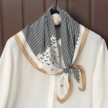 Load image into Gallery viewer, Luxury Satin Silk Square Scarf – Shawl, Hijab &amp; Fashion Wrap 2023
