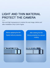 Load image into Gallery viewer, Full Cover HD Back Camera Glass Protectors for iPhone 13 12 Pro Max 13Mini Lens Protective Glass Film on IPhone 11 14 PRO MAX XS  Ultra Thin Tempered Glass Camera Lens Screen Protector
