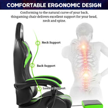 将图片加载到图库查看器，High Quality Gaming Chair RGB Light Office Chair Gamer Computer Chair Ergonomic Swivel Chair 2 Point Massage Gamer Chairs
